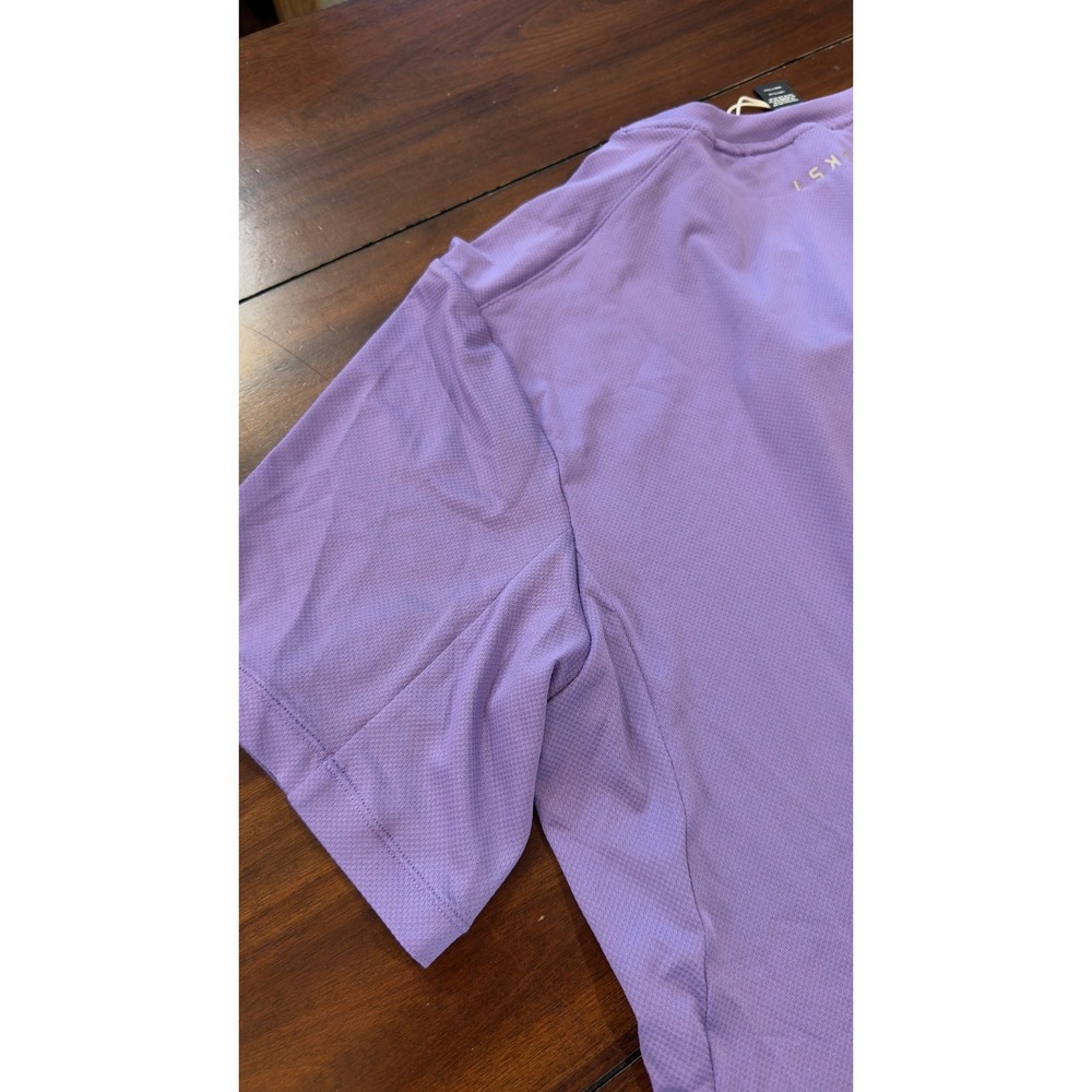 LSKD Mens Pace Running Tee Dahlia Purple Large MASS00606 Performance Shirt NWT - Picture 9 of 16